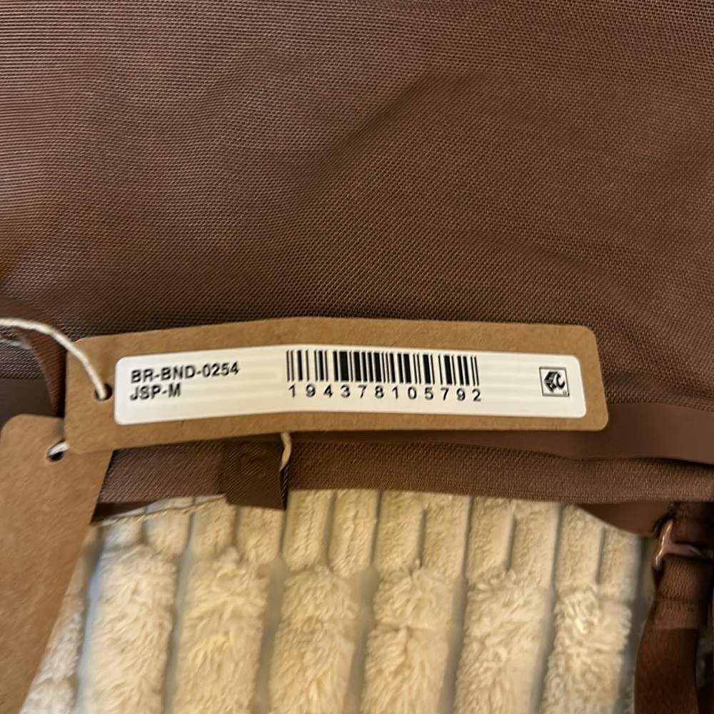 NWT SKIMS SHEER SCULPT BANDEAU IN JASPER - Picture 3 of 3
